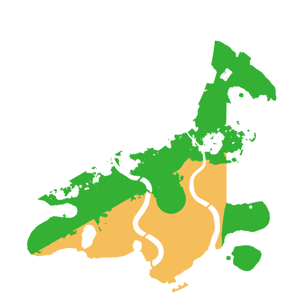 Biome Rust Map: Procedural Map, Size: 2700, Seed: 352916