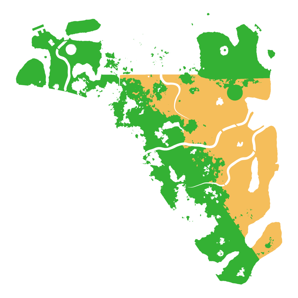 Biome Rust Map: Procedural Map, Size: 5000, Seed: 2059834516