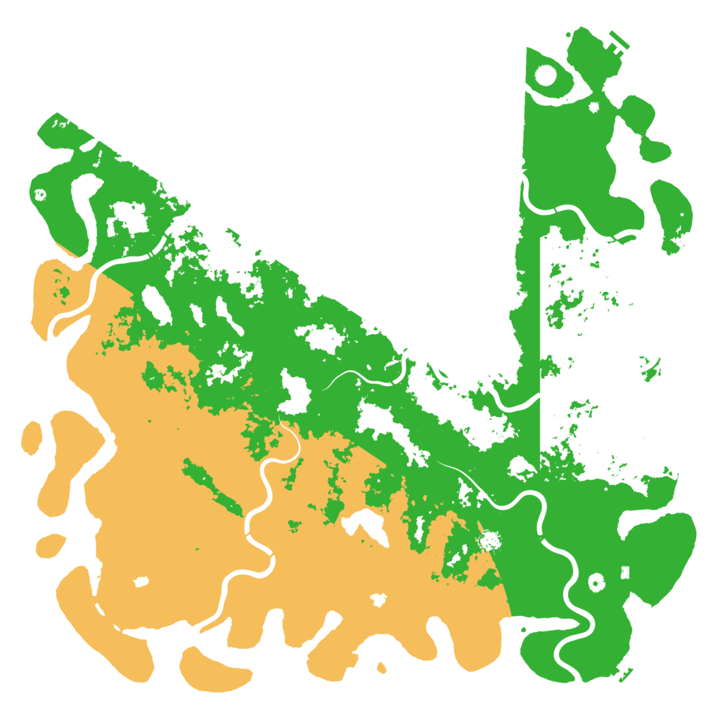 Biome Rust Map: Procedural Map, Size: 6000, Seed: 1600827995