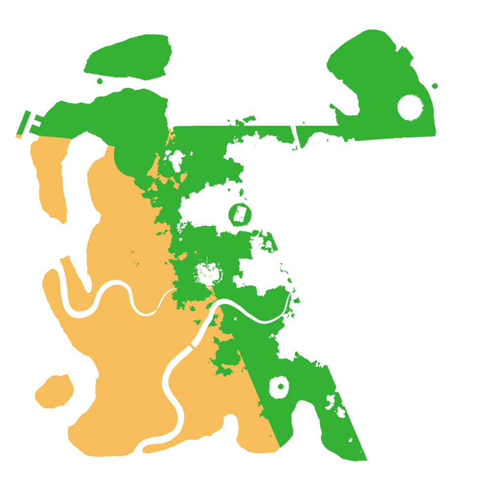 Biome Rust Map: Procedural Map, Size: 3500, Seed: 848777063