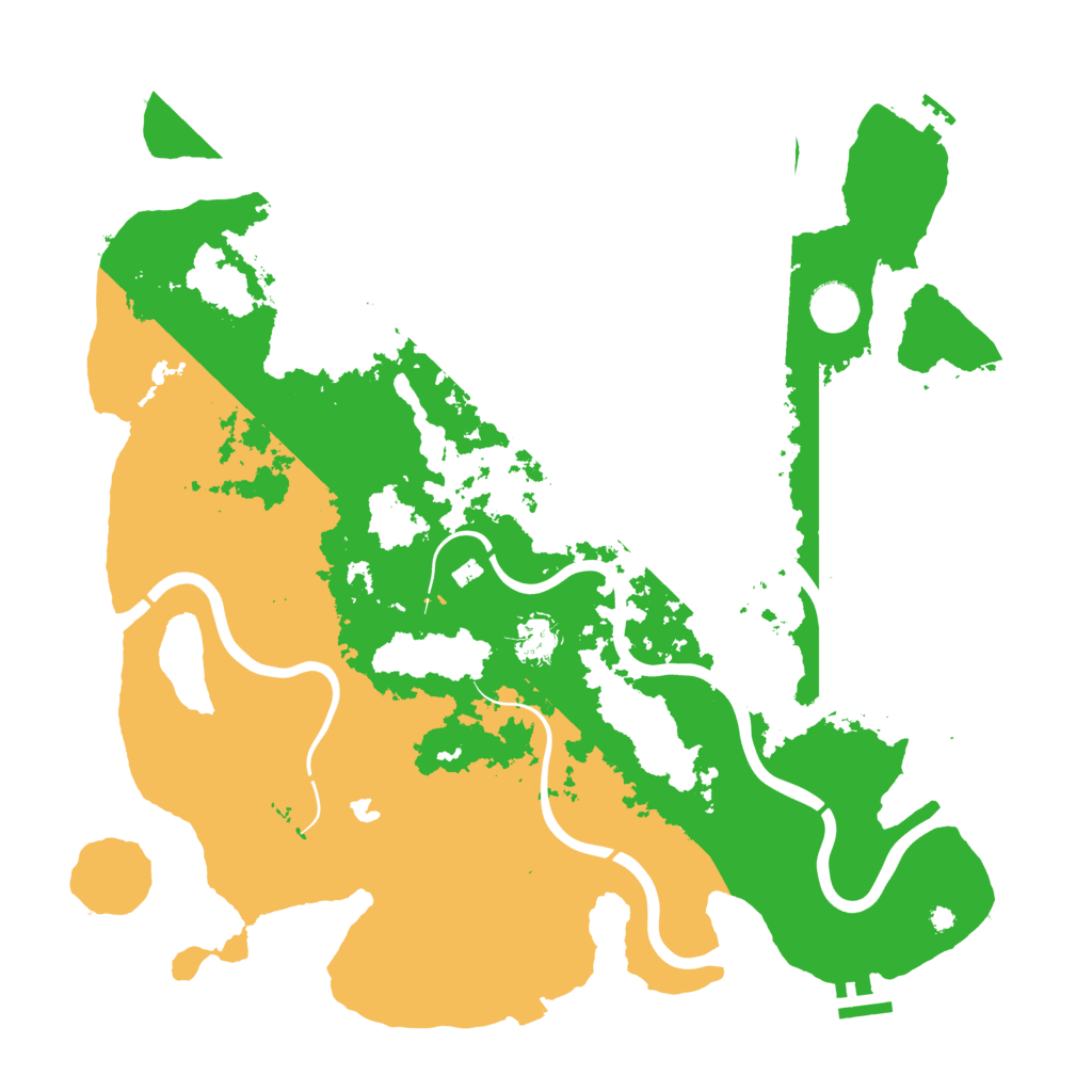 Biome Rust Map: Procedural Map, Size: 4096, Seed: 2925