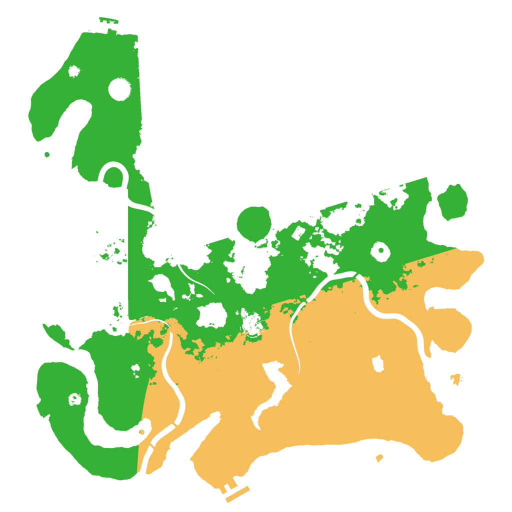 Biome Rust Map: Procedural Map, Size: 4000, Seed: 153543584