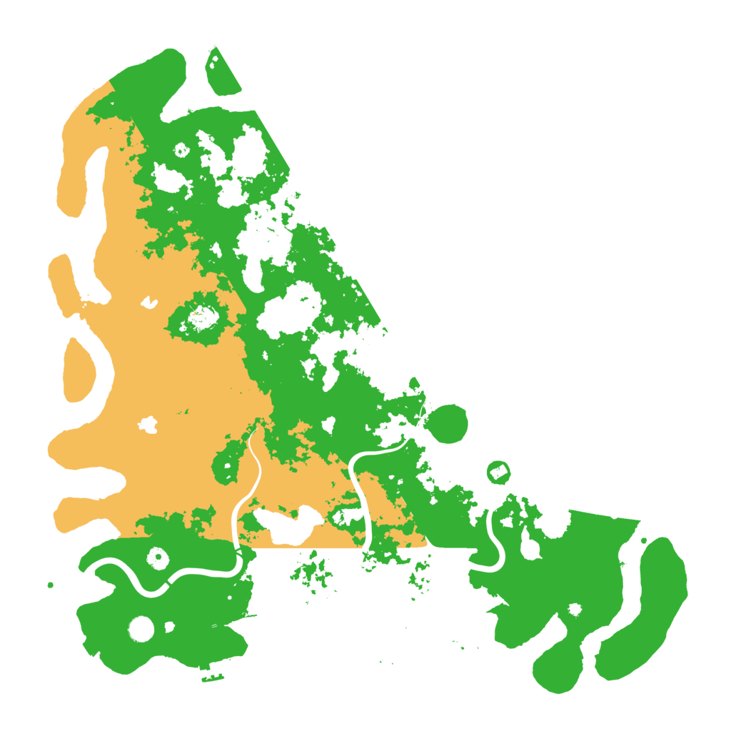 Biome Rust Map: Procedural Map, Size: 5000, Seed: 1081969021