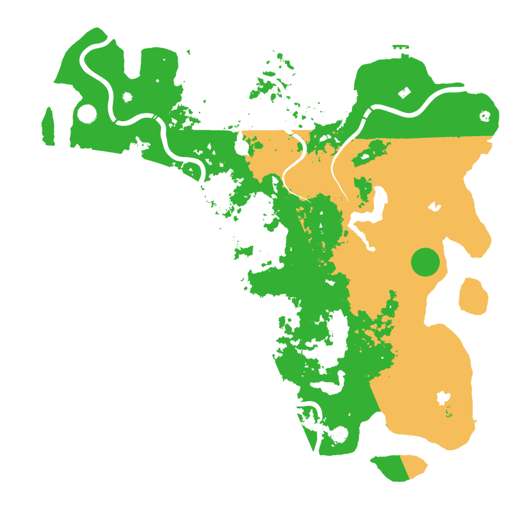 Biome Rust Map: Procedural Map, Size: 4800, Seed: 467907158