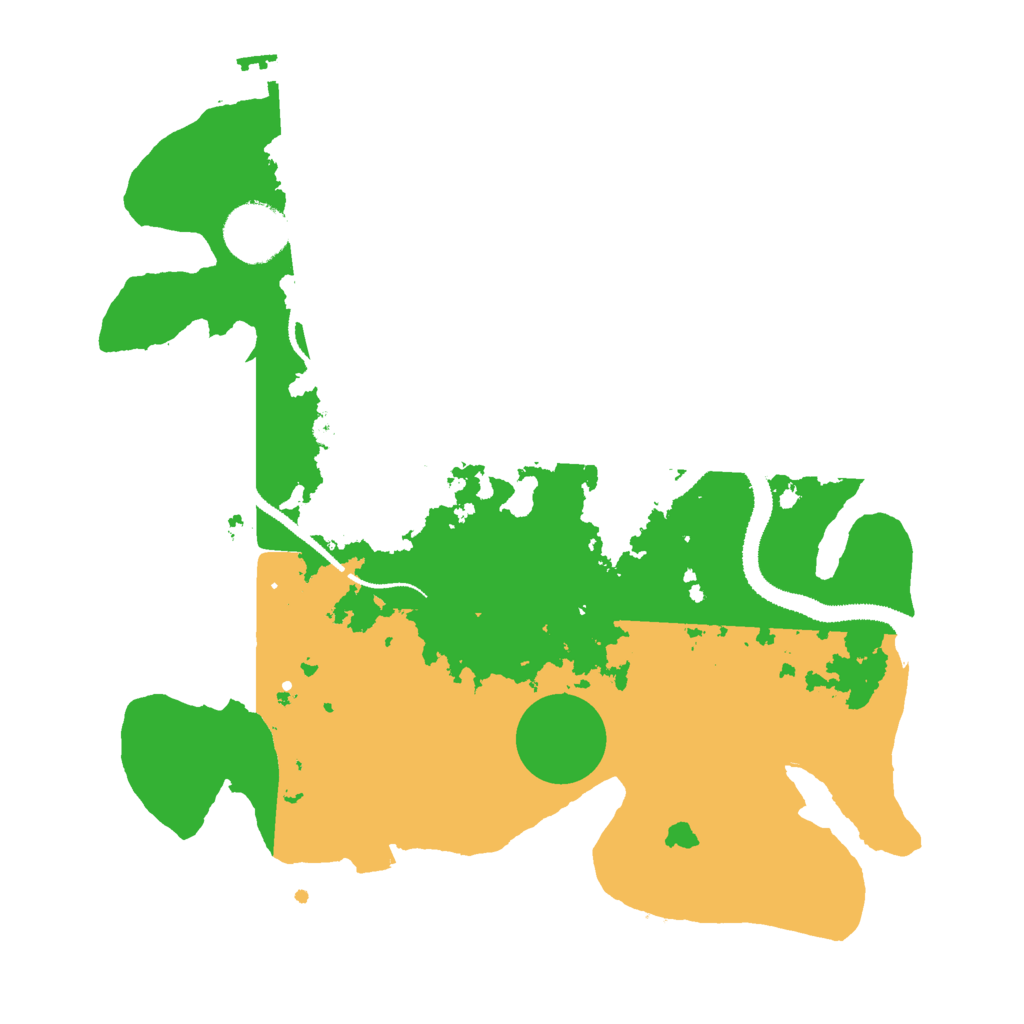 Biome Rust Map: Procedural Map, Size: 3000, Seed: 243769683