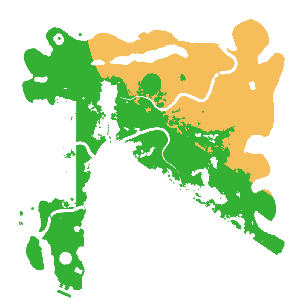 Biome Rust Map: Procedural Map, Size: 4250, Seed: 349881301