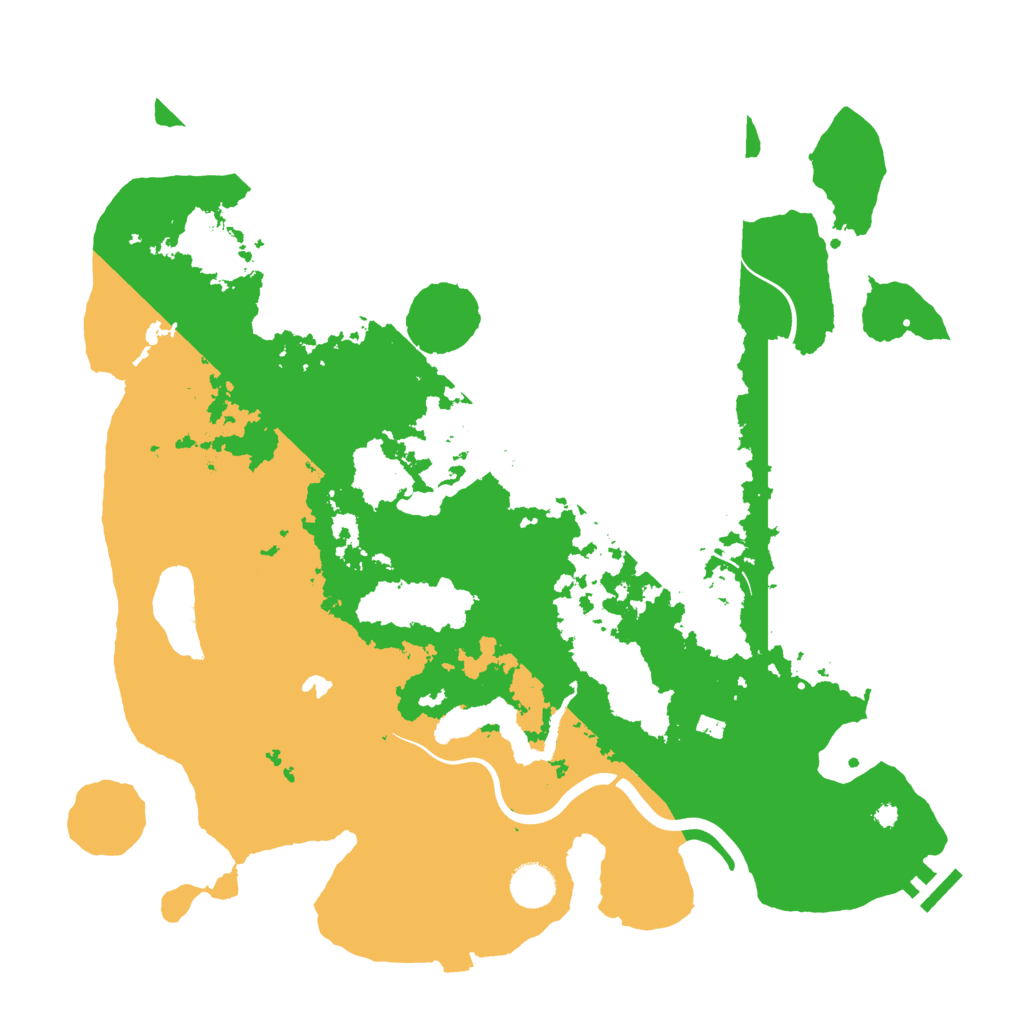 Biome Rust Map: Procedural Map, Size: 4000, Seed: 2925