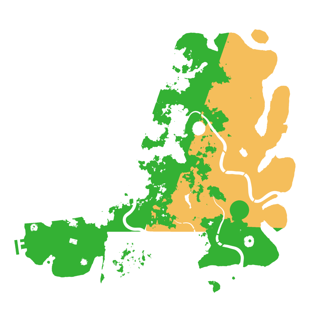 Biome Rust Map: Procedural Map, Size: 4250, Seed: 53921238