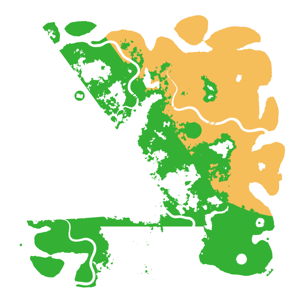 Biome Rust Map: Procedural Map, Size: 5000, Seed: 7729845