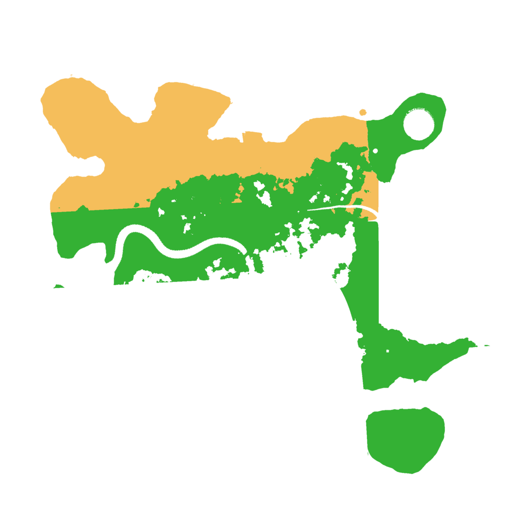 Biome Rust Map: Procedural Map, Size: 3000, Seed: 3603157