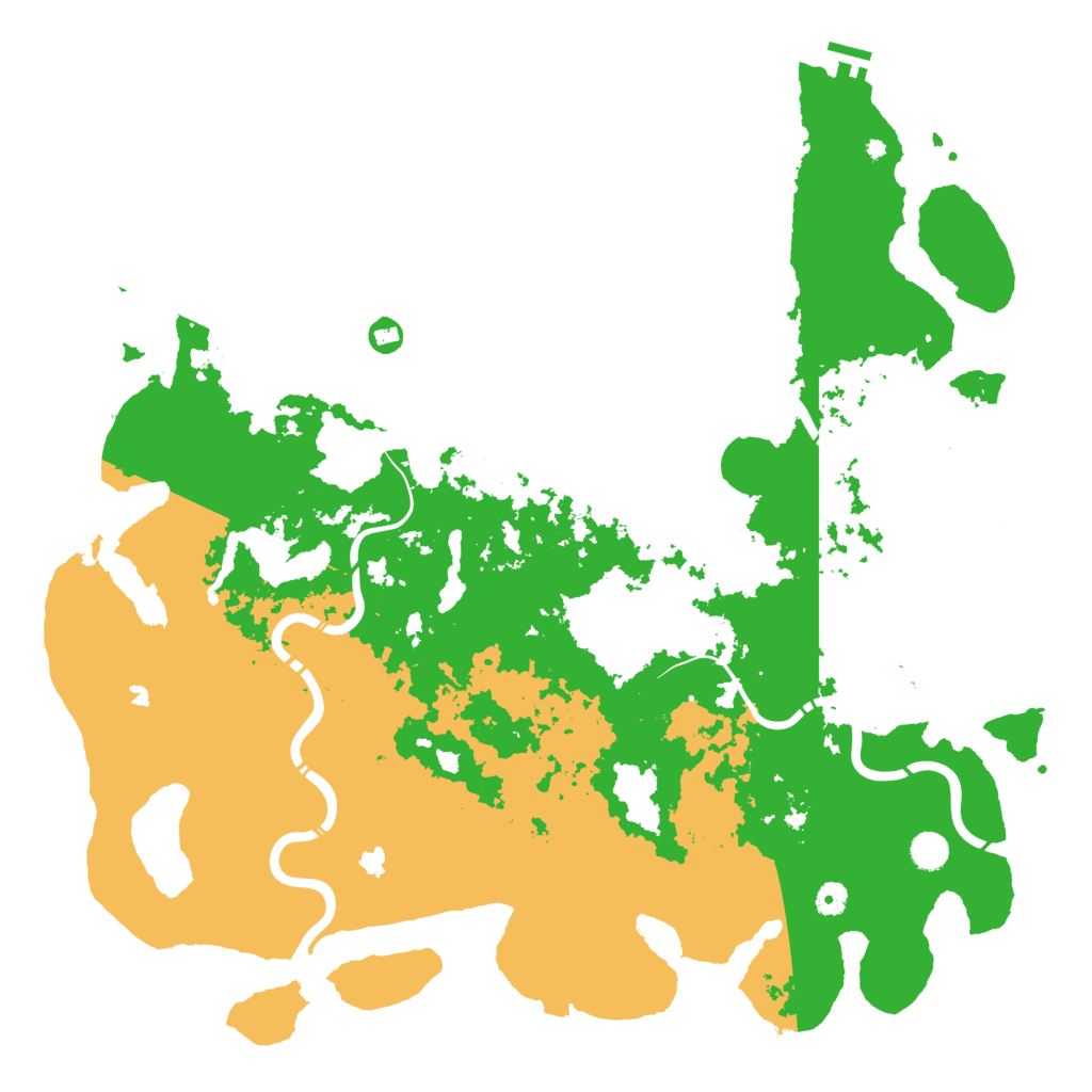 Biome Rust Map: Procedural Map, Size: 5000, Seed: 2089471200