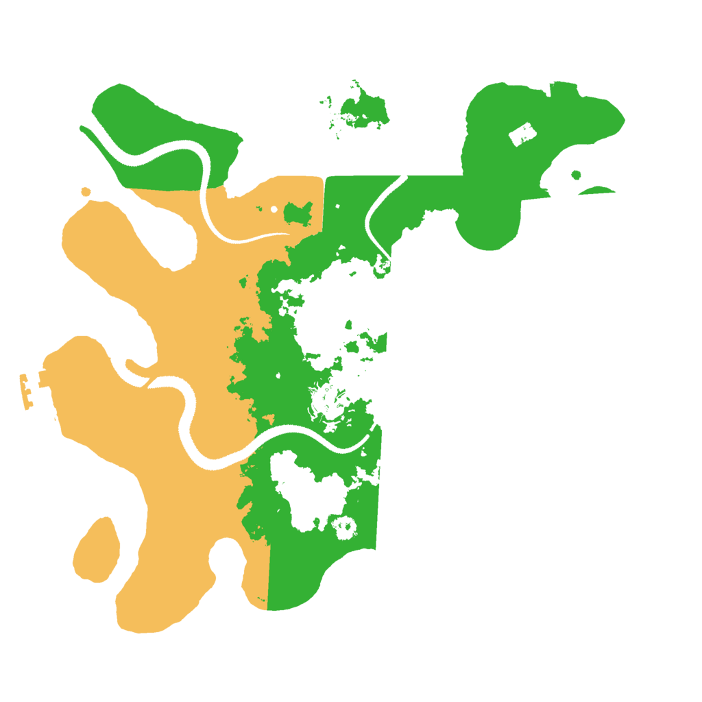 Biome Rust Map: Procedural Map, Size: 3000, Seed: 1637674833