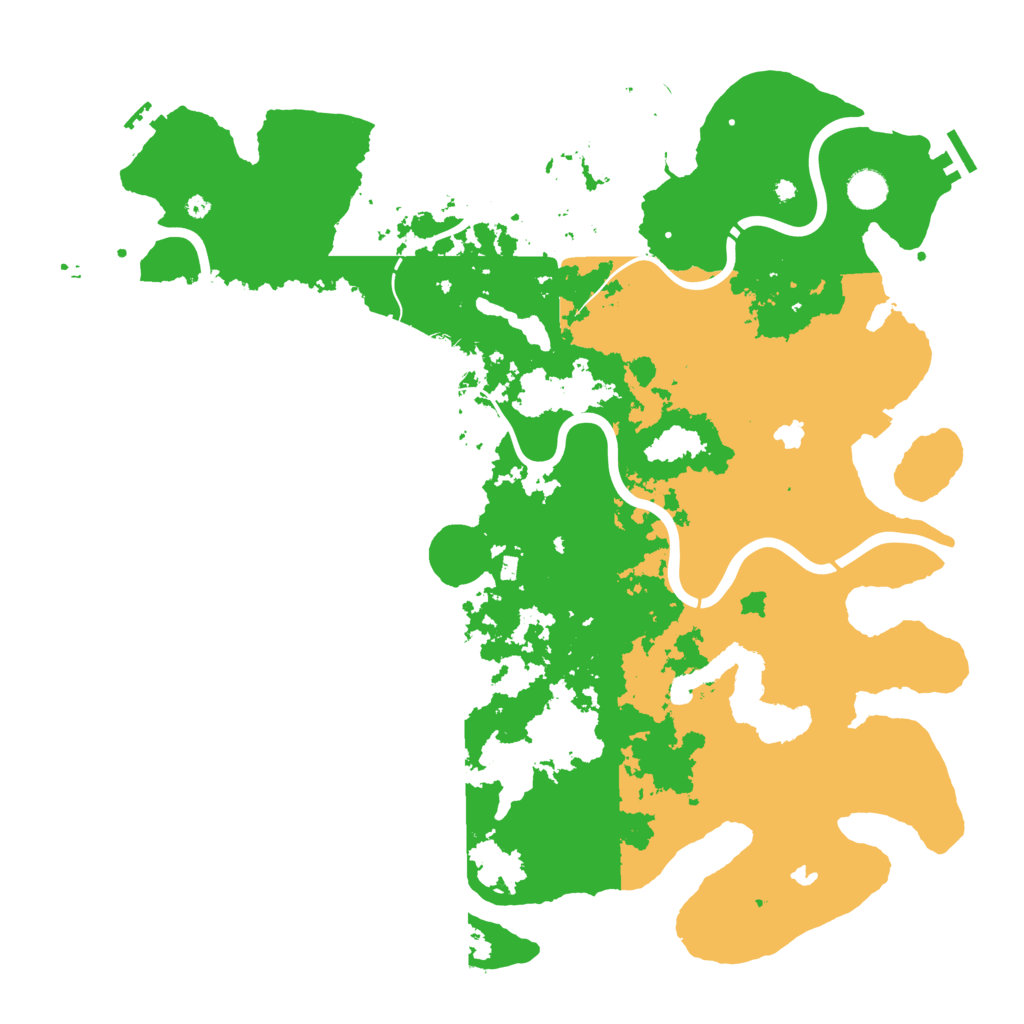 Biome Rust Map: Procedural Map, Size: 4500, Seed: 1013774135