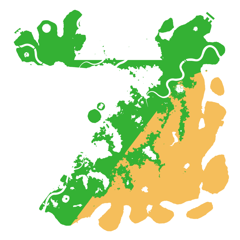 Biome Rust Map: Procedural Map, Size: 4875, Seed: 654321