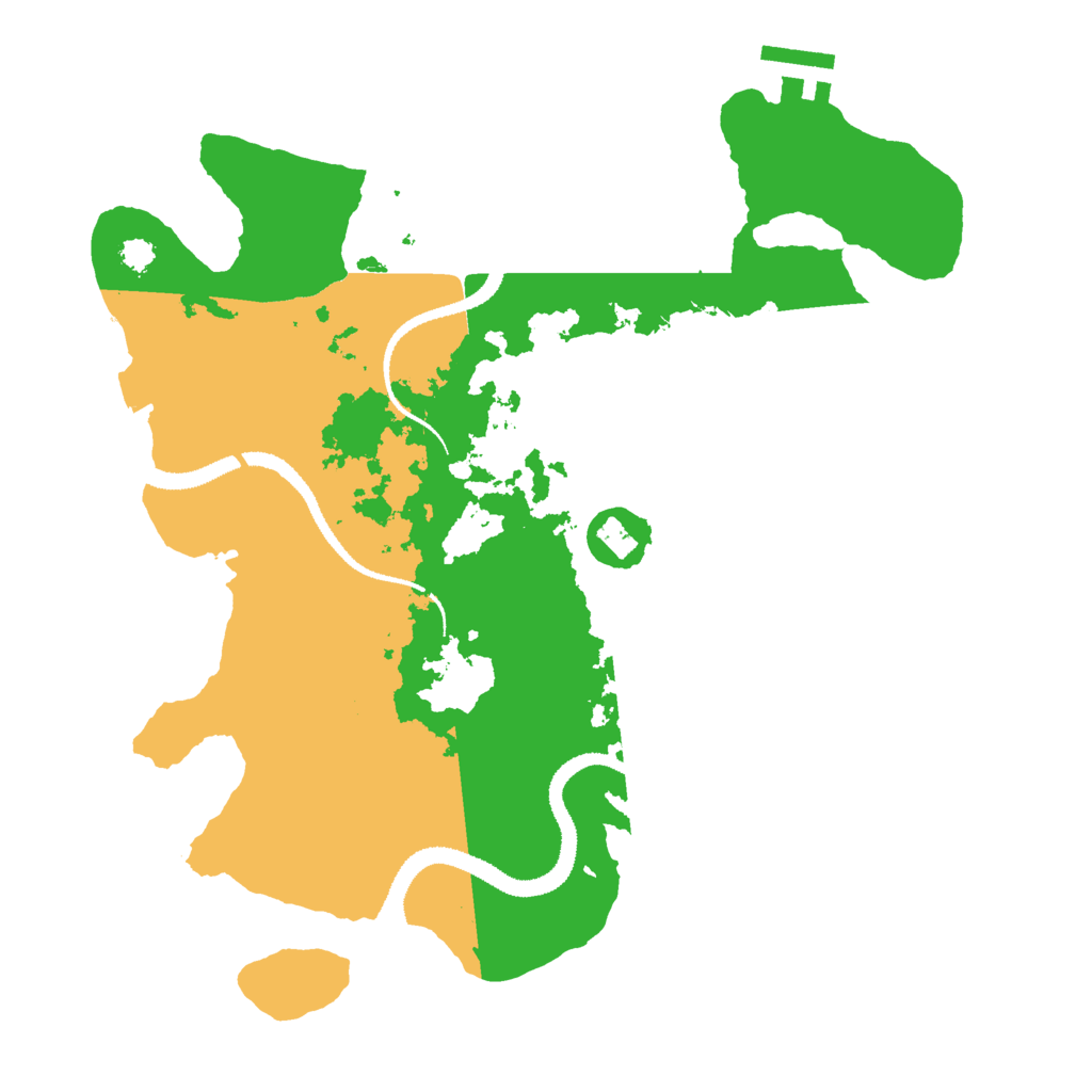 Biome Rust Map: Procedural Map, Size: 3000, Seed: 9593
