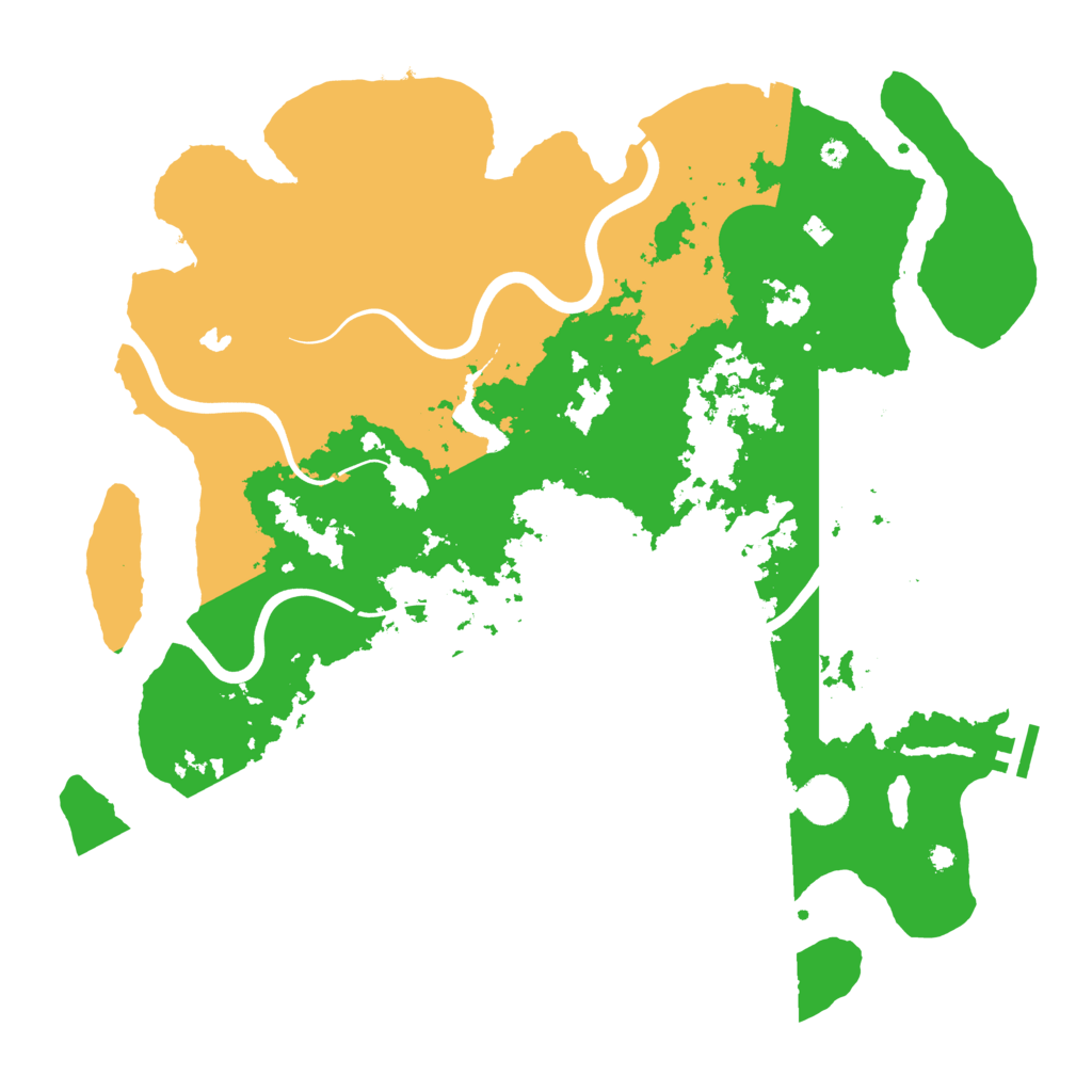 Biome Rust Map: Procedural Map, Size: 4100, Seed: 3248
