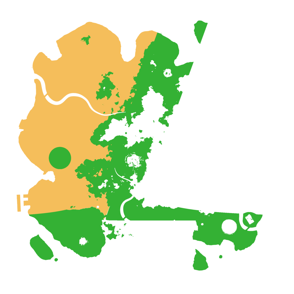 Biome Rust Map: Procedural Map, Size: 3500, Seed: 1506199107