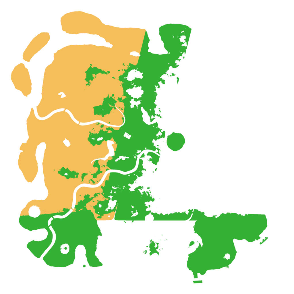 Biome Rust Map: Procedural Map, Size: 4500, Seed: 63459707
