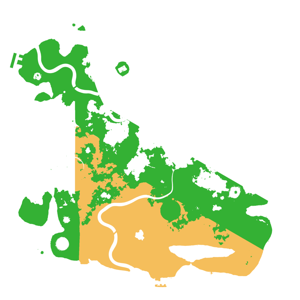 Biome Rust Map: Procedural Map, Size: 4000, Seed: 657313385
