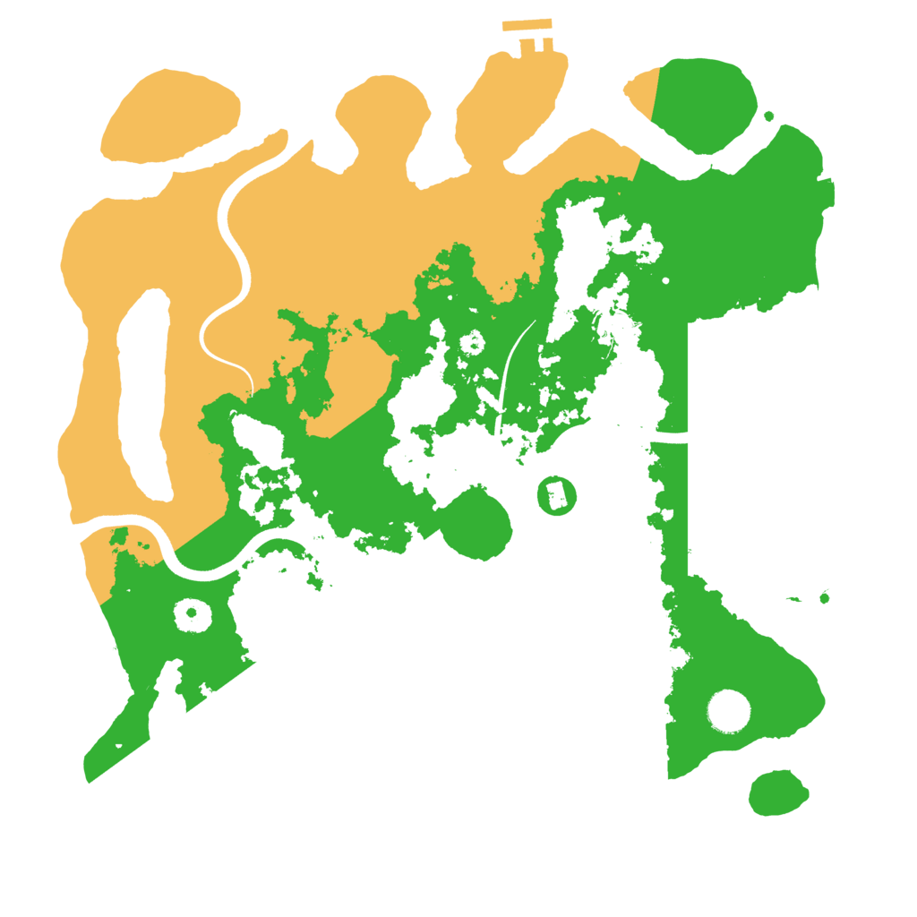 Biome Rust Map: Procedural Map, Size: 3750, Seed: 42198