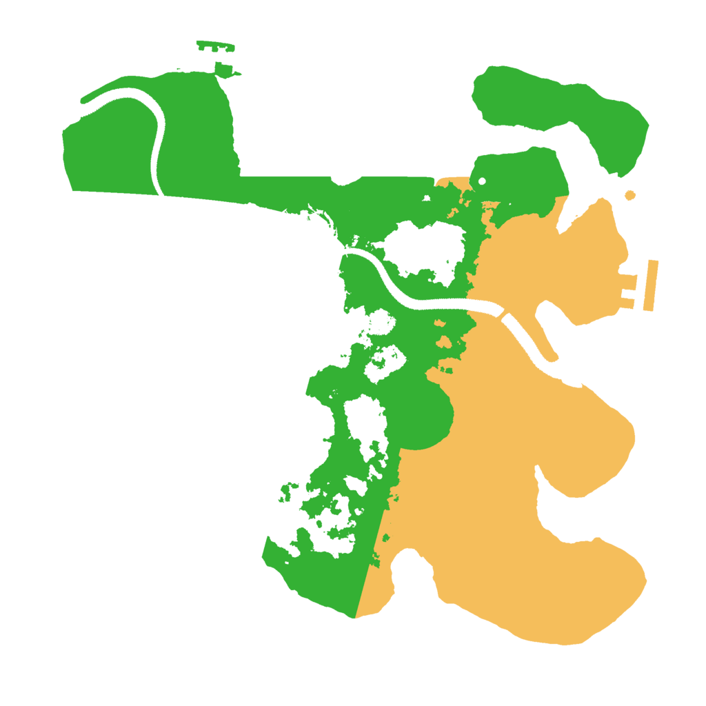 Biome Rust Map: Procedural Map, Size: 2800, Seed: 241448597