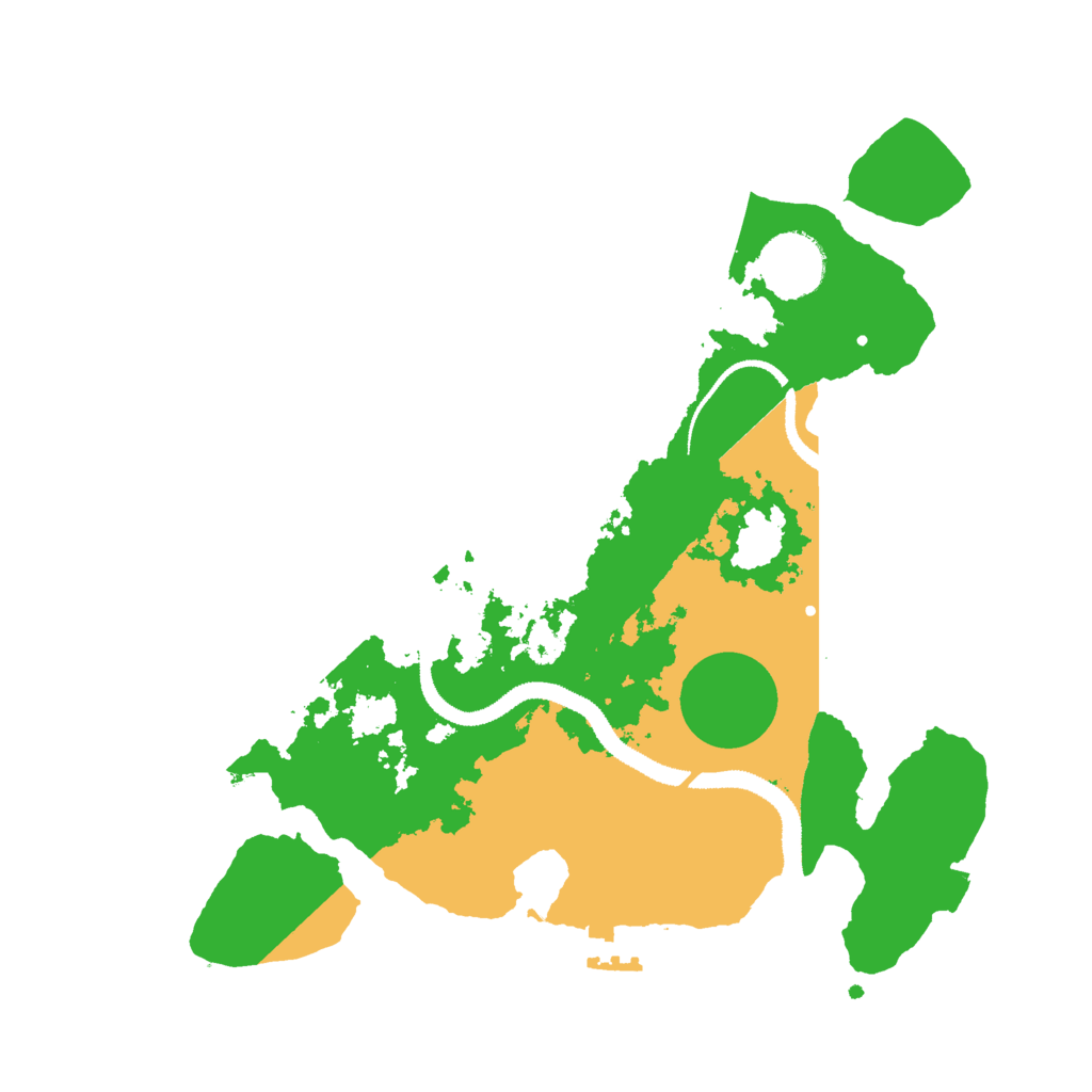 Biome Rust Map: Procedural Map, Size: 3000, Seed: 832212145