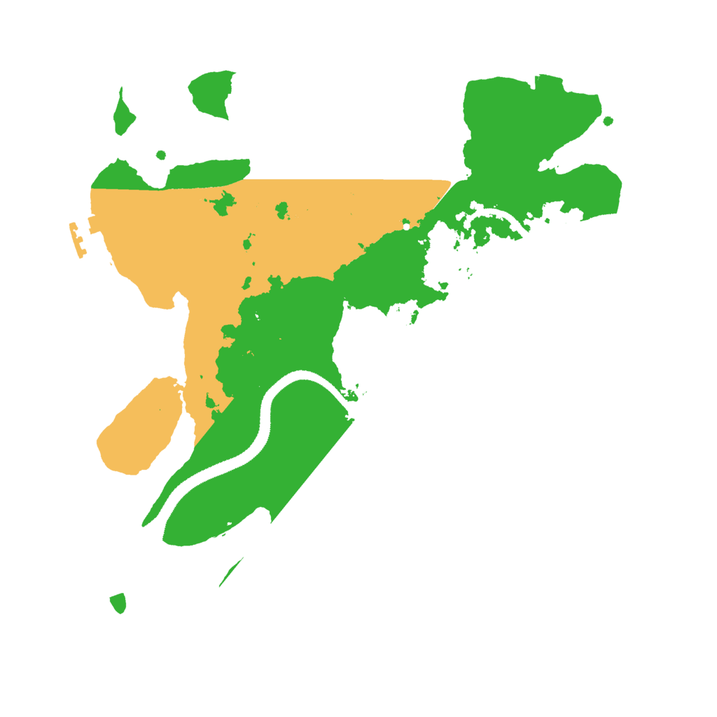 Biome Rust Map: Procedural Map, Size: 3000, Seed: 62640673