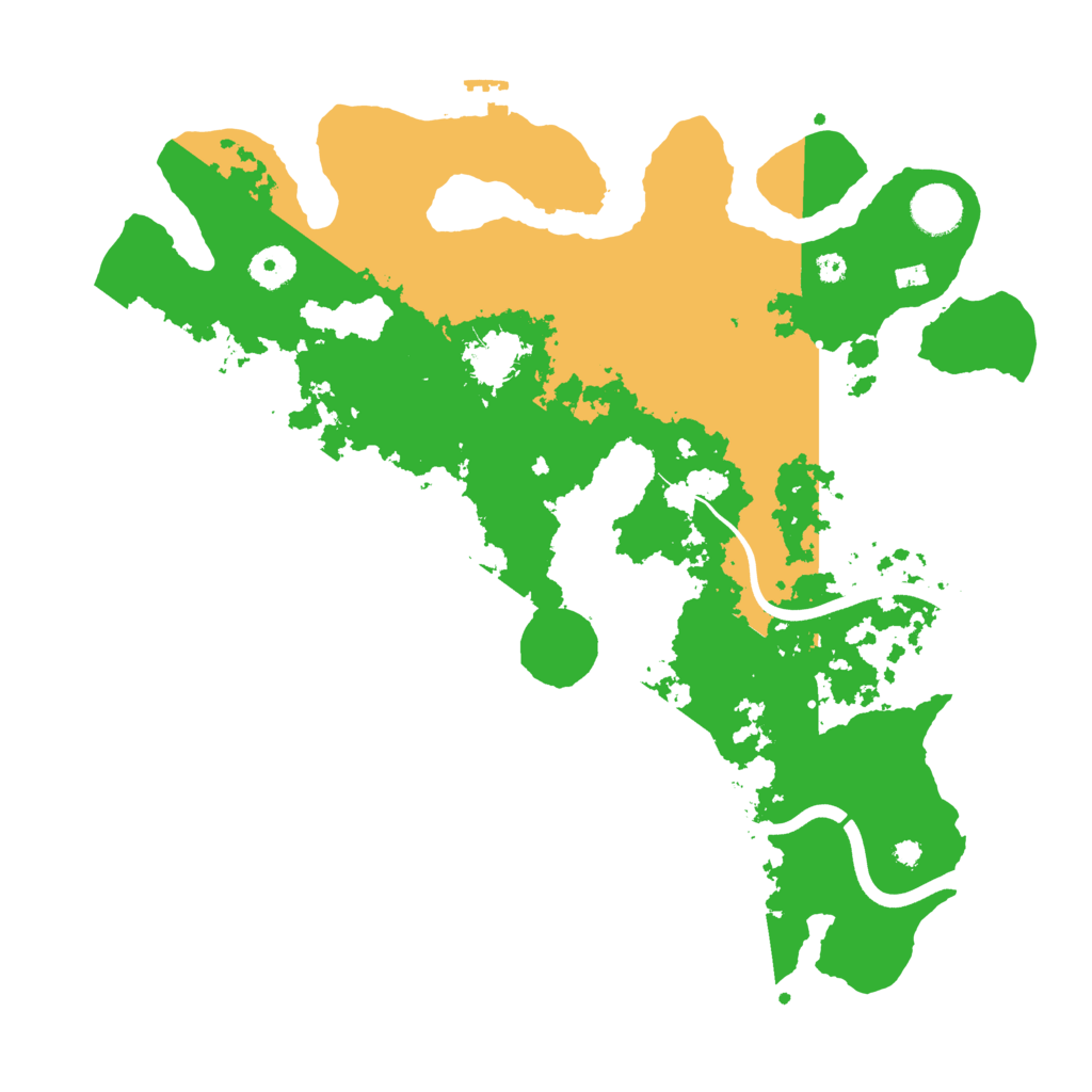 Biome Rust Map: Procedural Map, Size: 3750, Seed: 78531