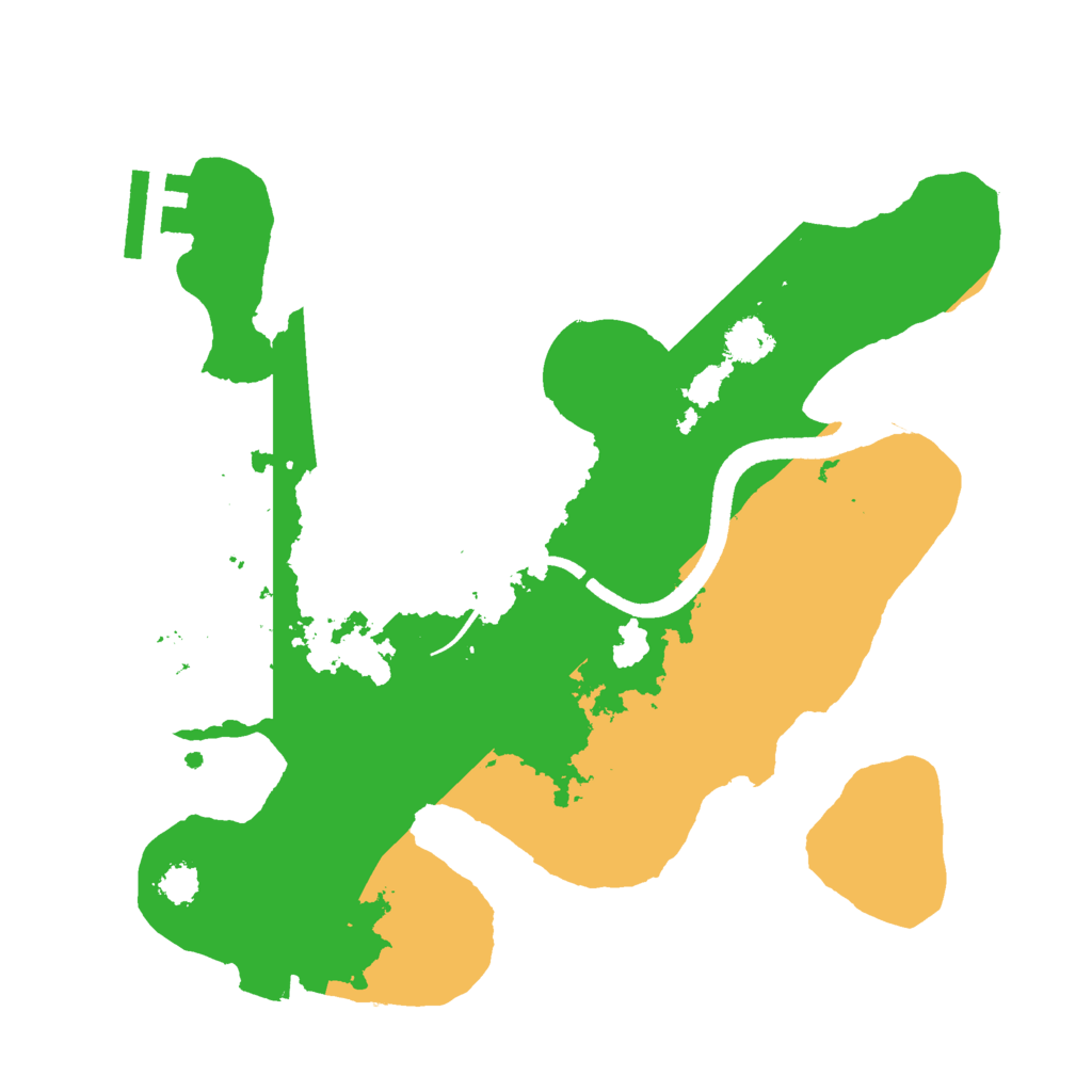 Biome Rust Map: Procedural Map, Size: 2500, Seed: 404601976
