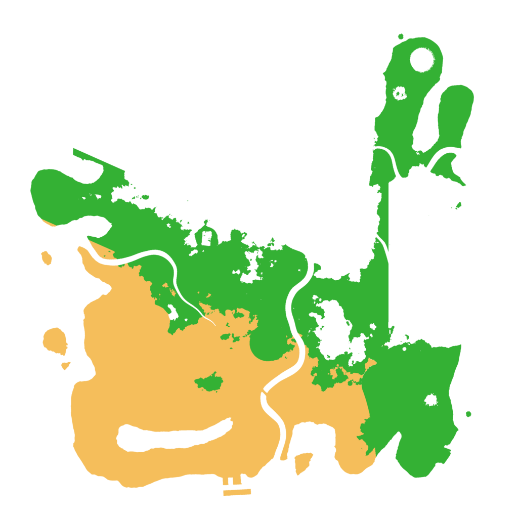 Biome Rust Map: Procedural Map, Size: 3800, Seed: 67222