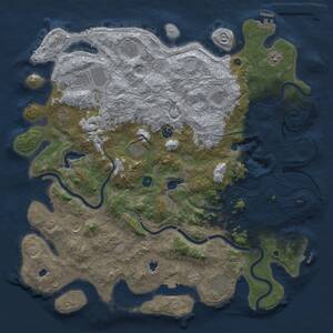 Thumbnail Rust Map: Procedural Map, Size: 4800, Seed: 276039847, 16 Monuments