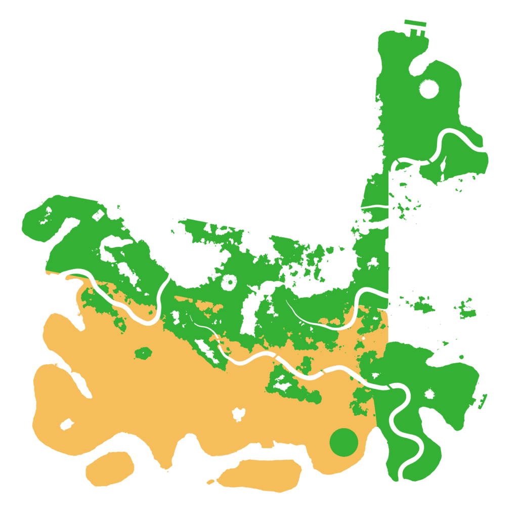 Biome Rust Map: Procedural Map, Size: 4800, Seed: 276039847