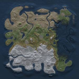 Thumbnail Rust Map: Procedural Map, Size: 4250, Seed: 542097548, 16 Monuments