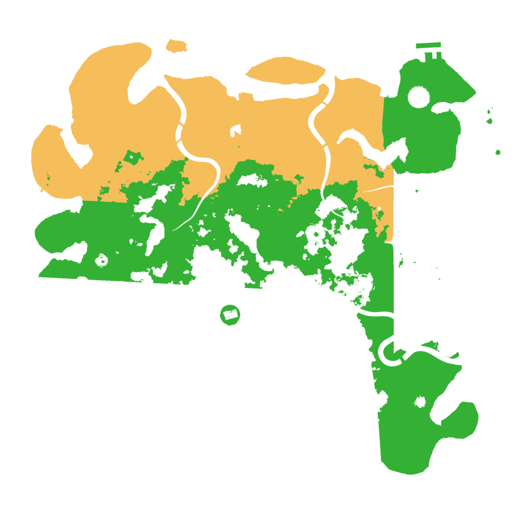 Biome Rust Map: Procedural Map, Size: 4250, Seed: 542097548