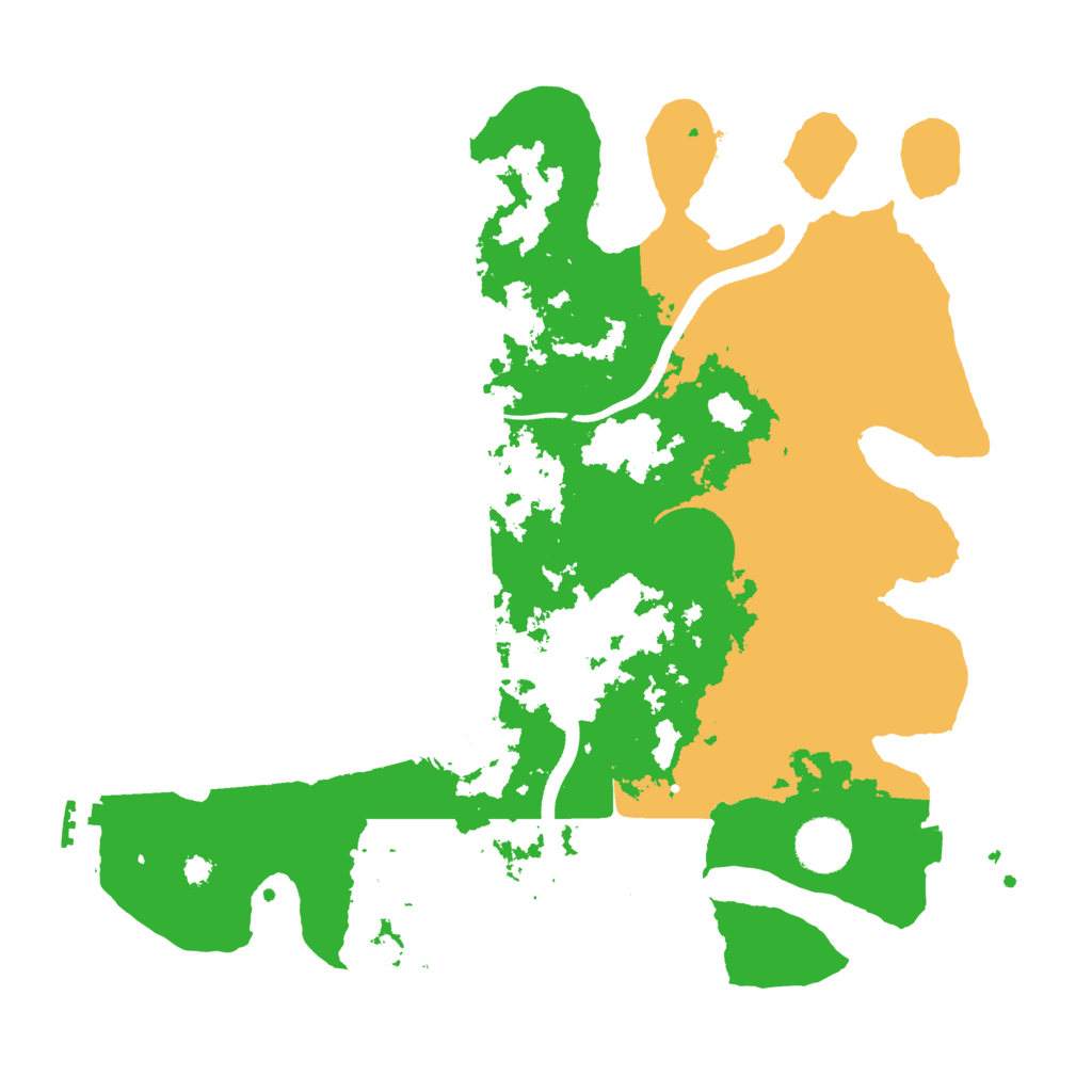 Biome Rust Map: Procedural Map, Size: 3500, Seed: 56669