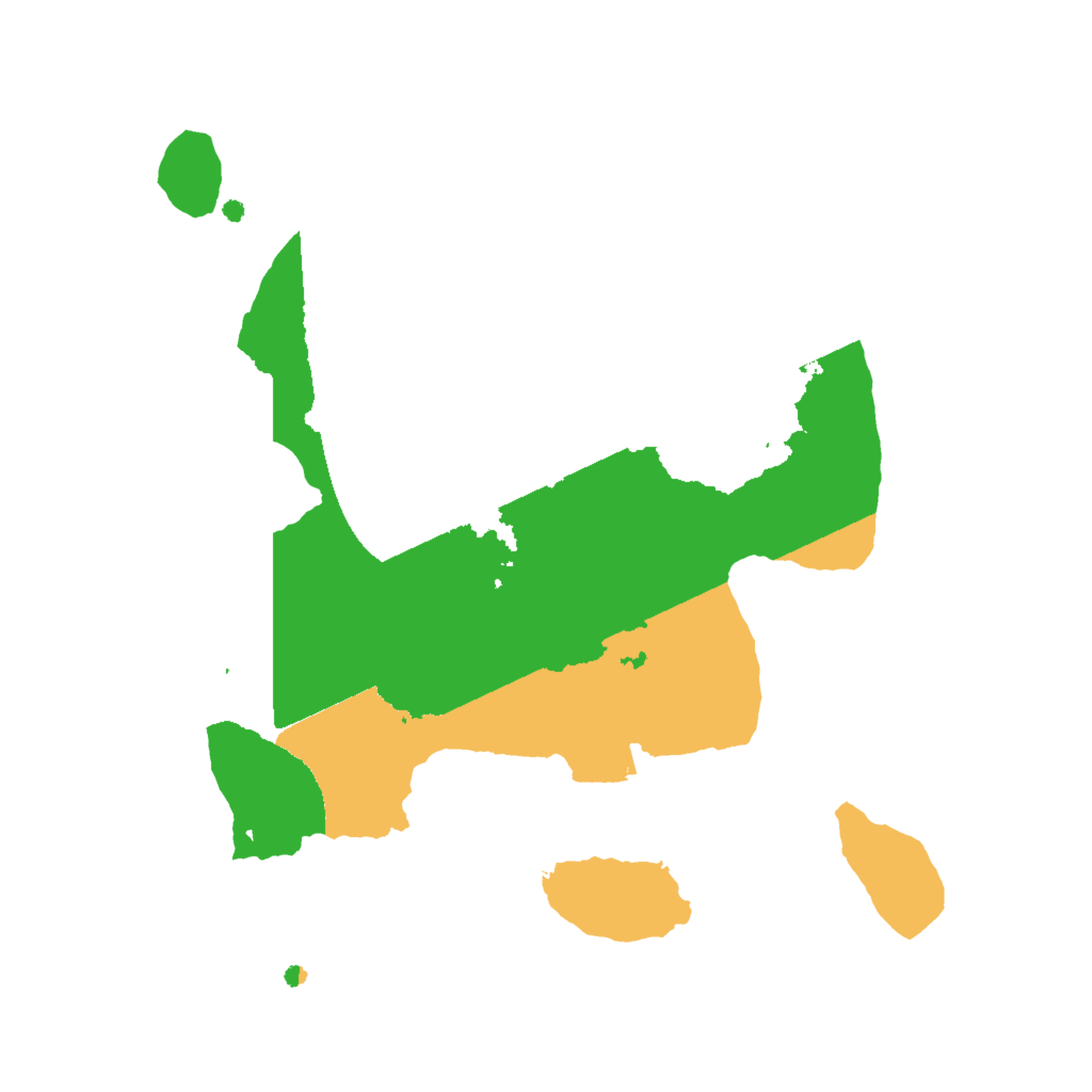 Biome Rust Map: Procedural Map, Size: 2000, Seed: 2081766204