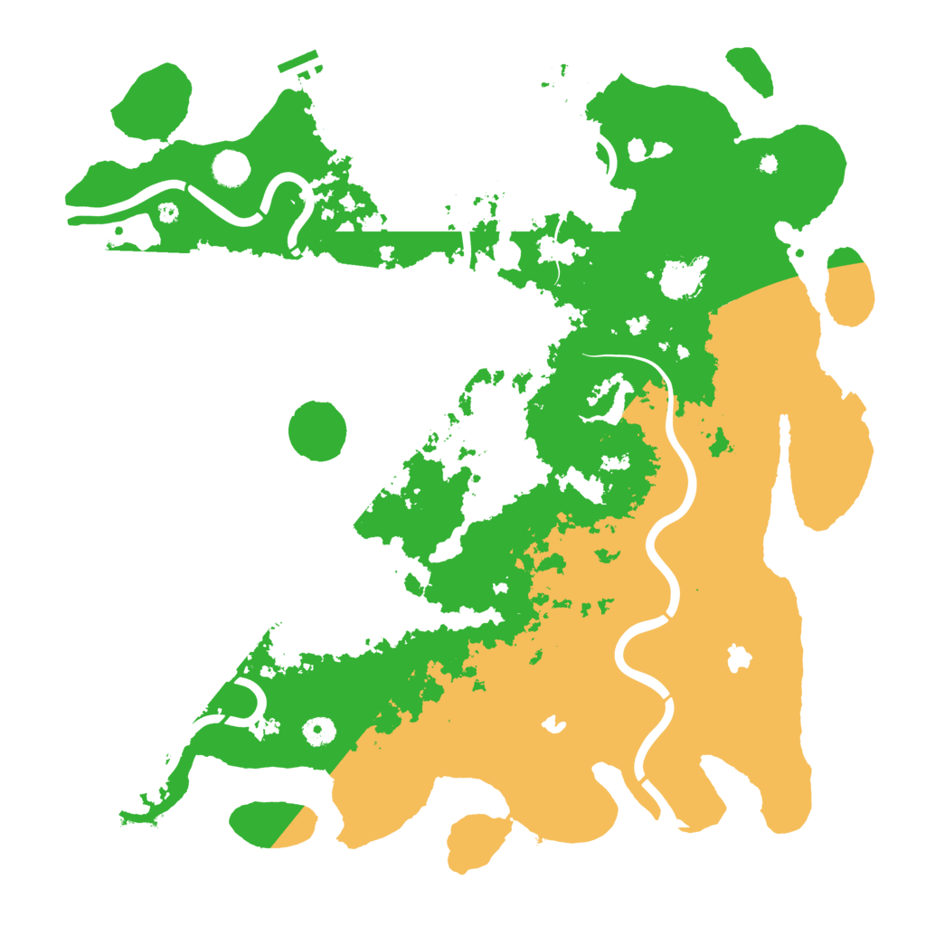 Biome Rust Map: Procedural Map, Size: 4500, Seed: 158112563