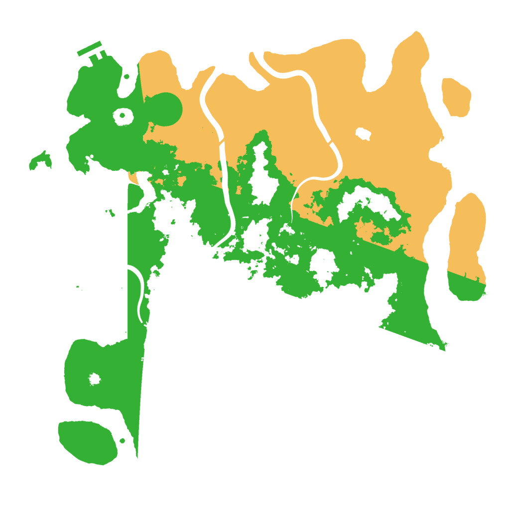 Biome Rust Map: Procedural Map, Size: 4000, Seed: 50392