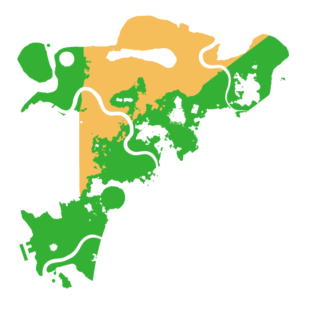 Biome Rust Map: Procedural Map, Size: 3750, Seed: 322281