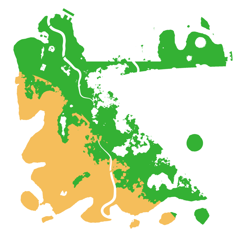 Biome Rust Map: Procedural Map, Size: 4000, Seed: 33213417