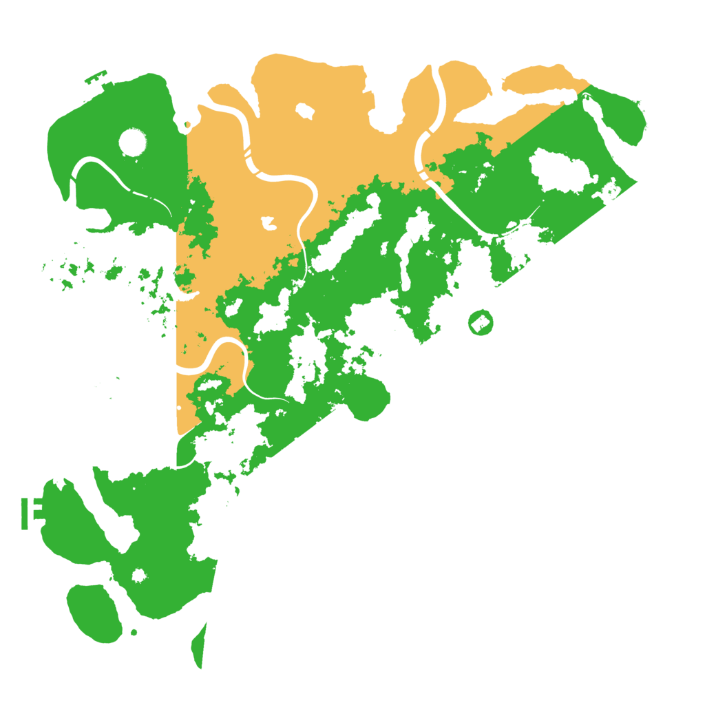 Biome Rust Map: Procedural Map, Size: 4500, Seed: 1331288570