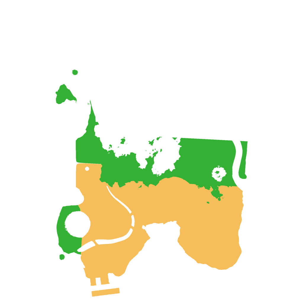 Biome Rust Map: Procedural Map, Size: 2200, Seed: 1136570929