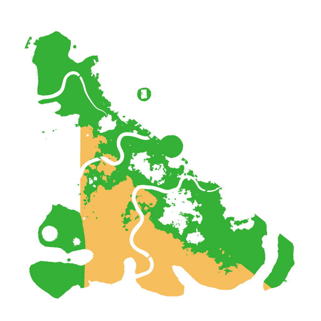 Biome Rust Map: Procedural Map, Size: 3800, Seed: 67401