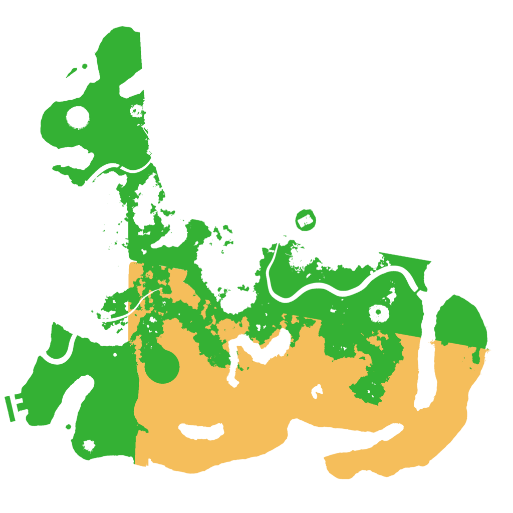 Biome Rust Map: Procedural Map, Size: 4000, Seed: 1002550149