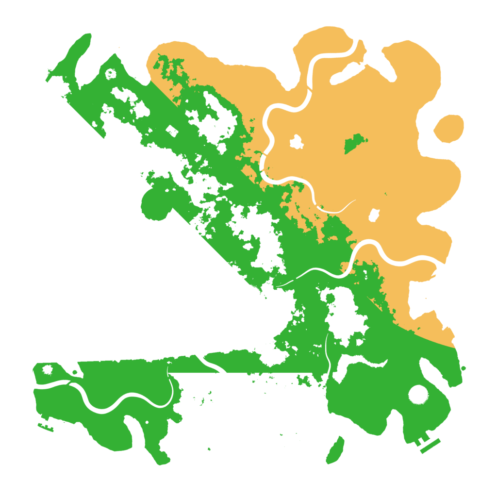 Biome Rust Map: Procedural Map, Size: 4500, Seed: 983144443