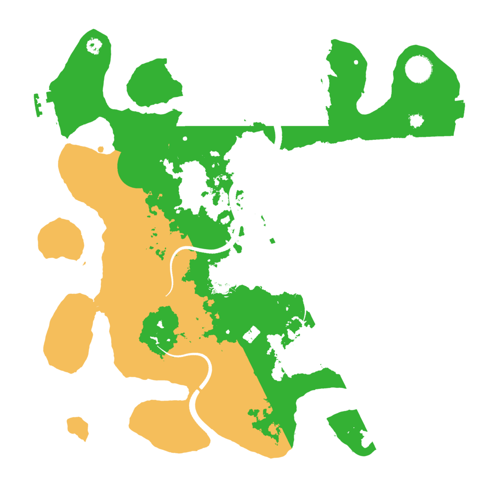 Biome Rust Map: Procedural Map, Size: 3300, Seed: 1655128261