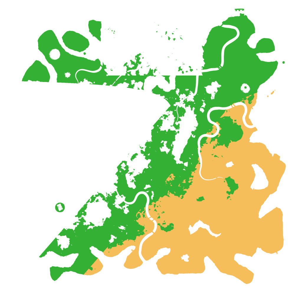 Biome Rust Map: Procedural Map, Size: 5000, Seed: 1760097725