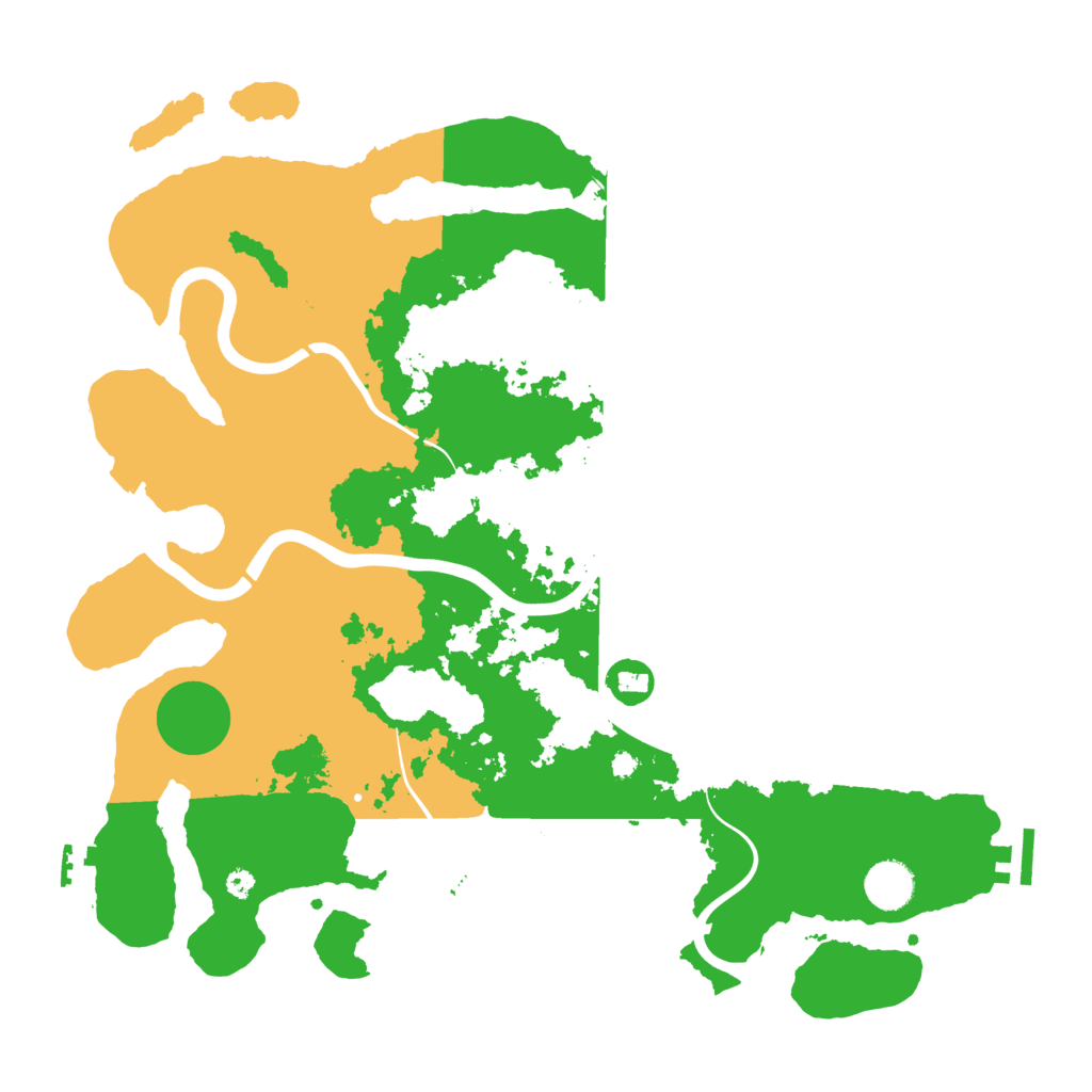 Biome Rust Map: Procedural Map, Size: 3905, Seed: 9999999