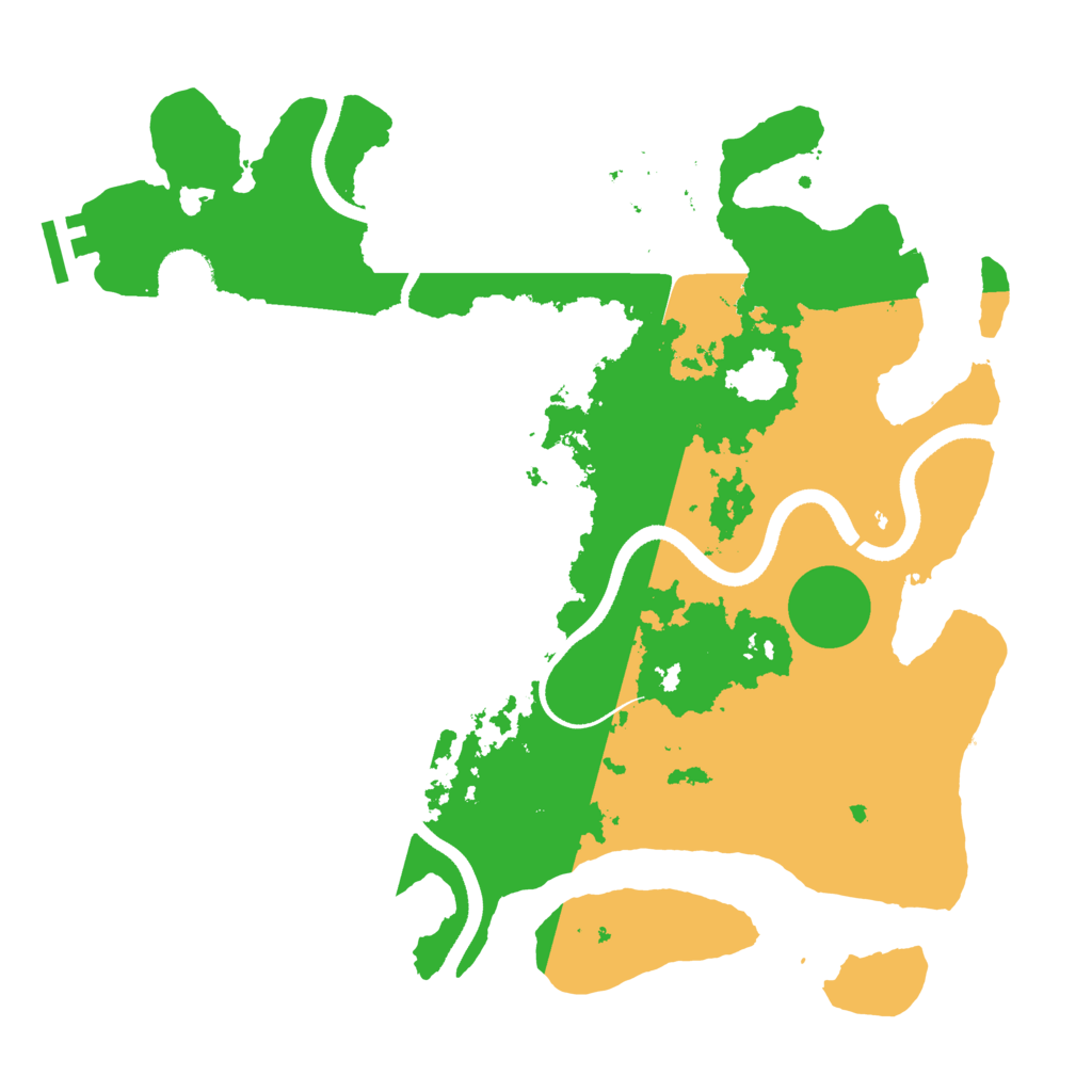 Biome Rust Map: Procedural Map, Size: 3500, Seed: 115855422