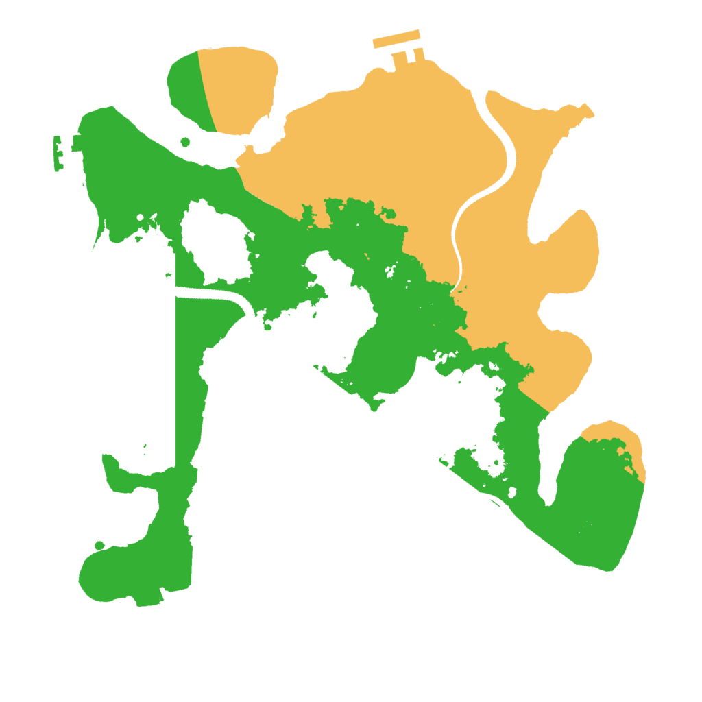 Biome Rust Map: Procedural Map, Size: 3000, Seed: 674559